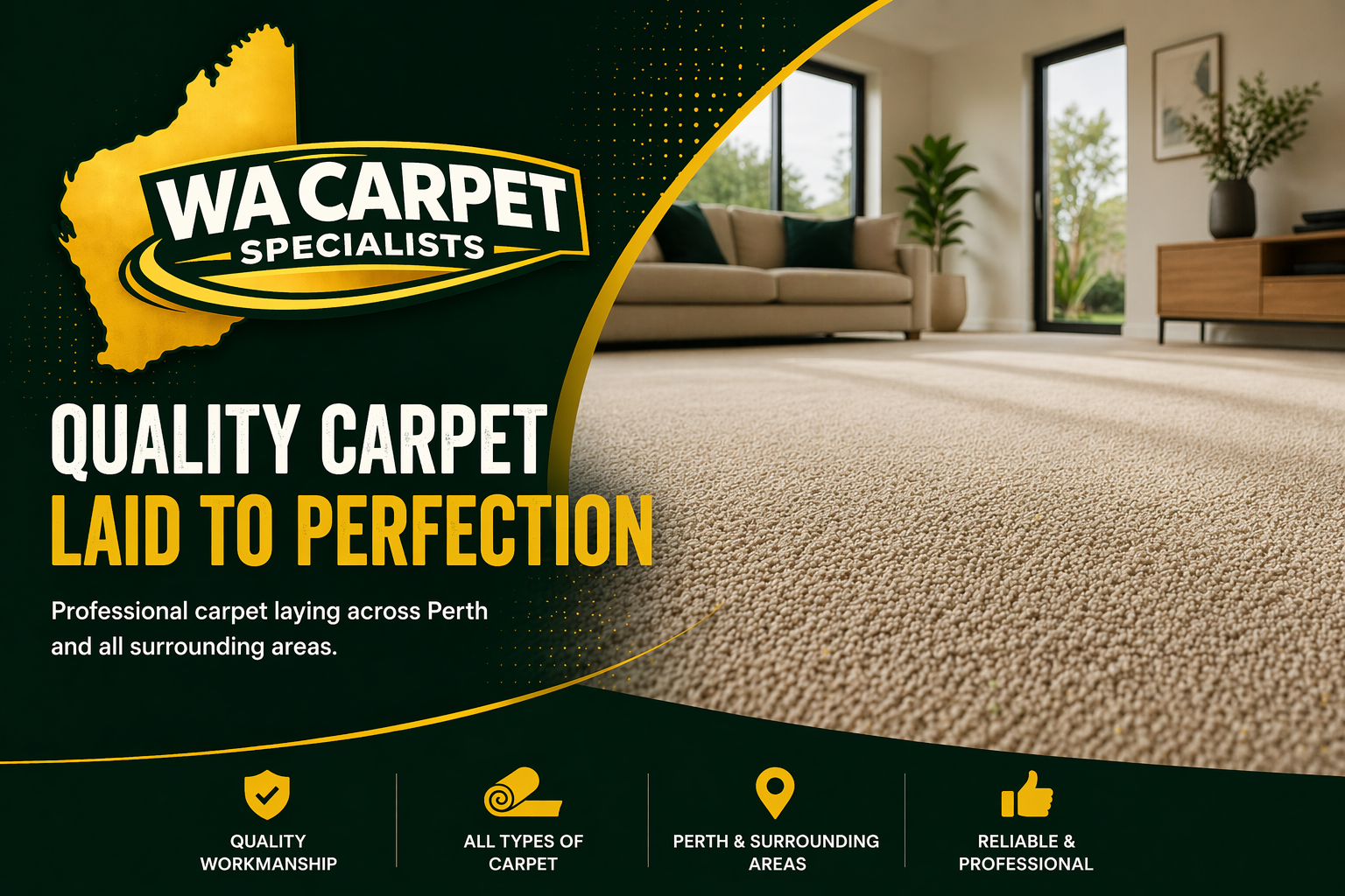 Illustration of carpet layer carrying a roll