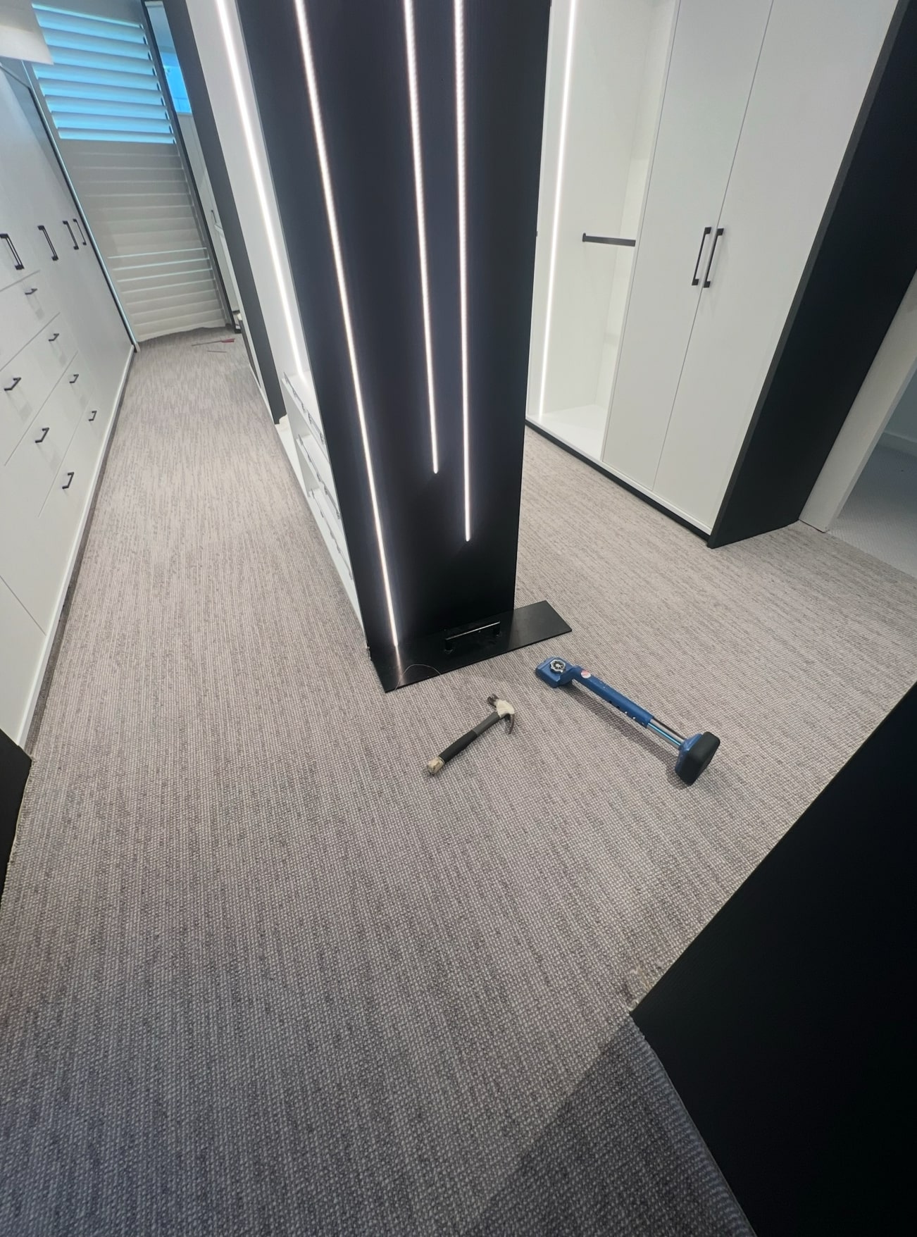 Large Walk in Master Wardrobe